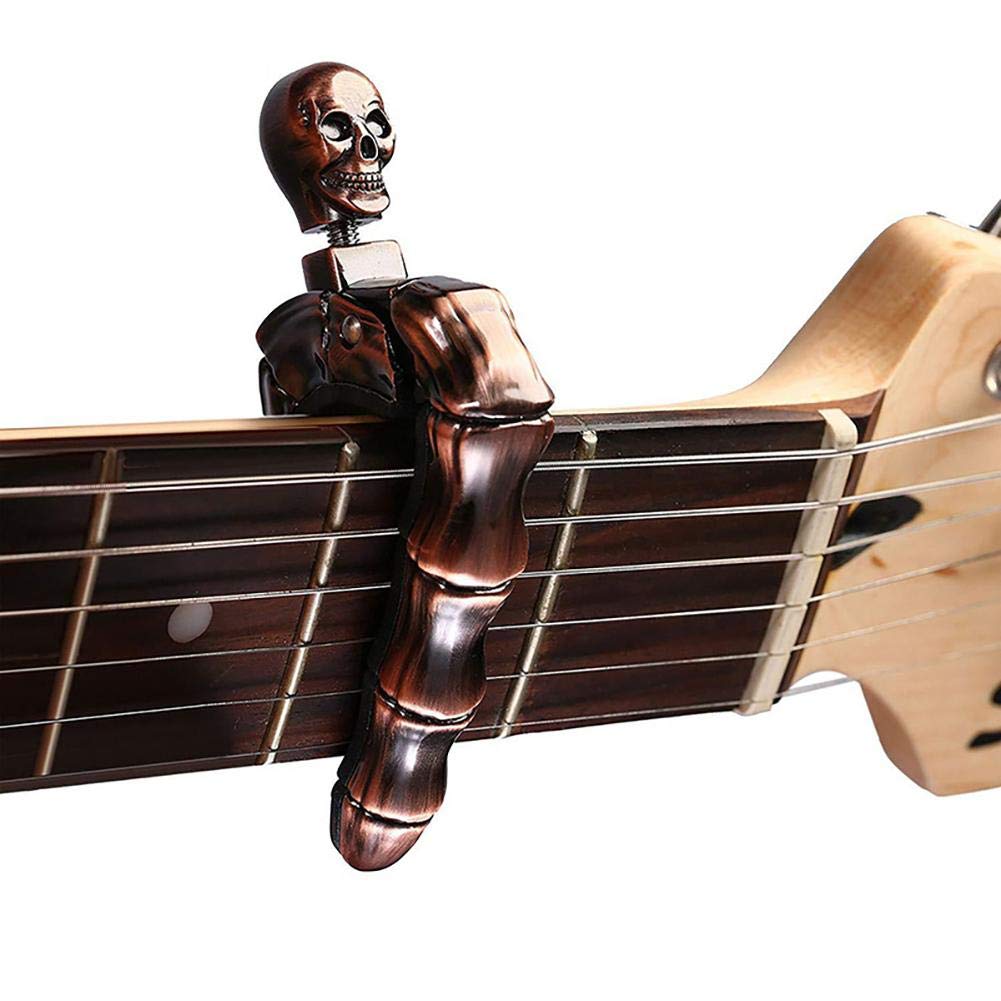 Musical Instrument Bass - Capotasto a Forma di Teschio per