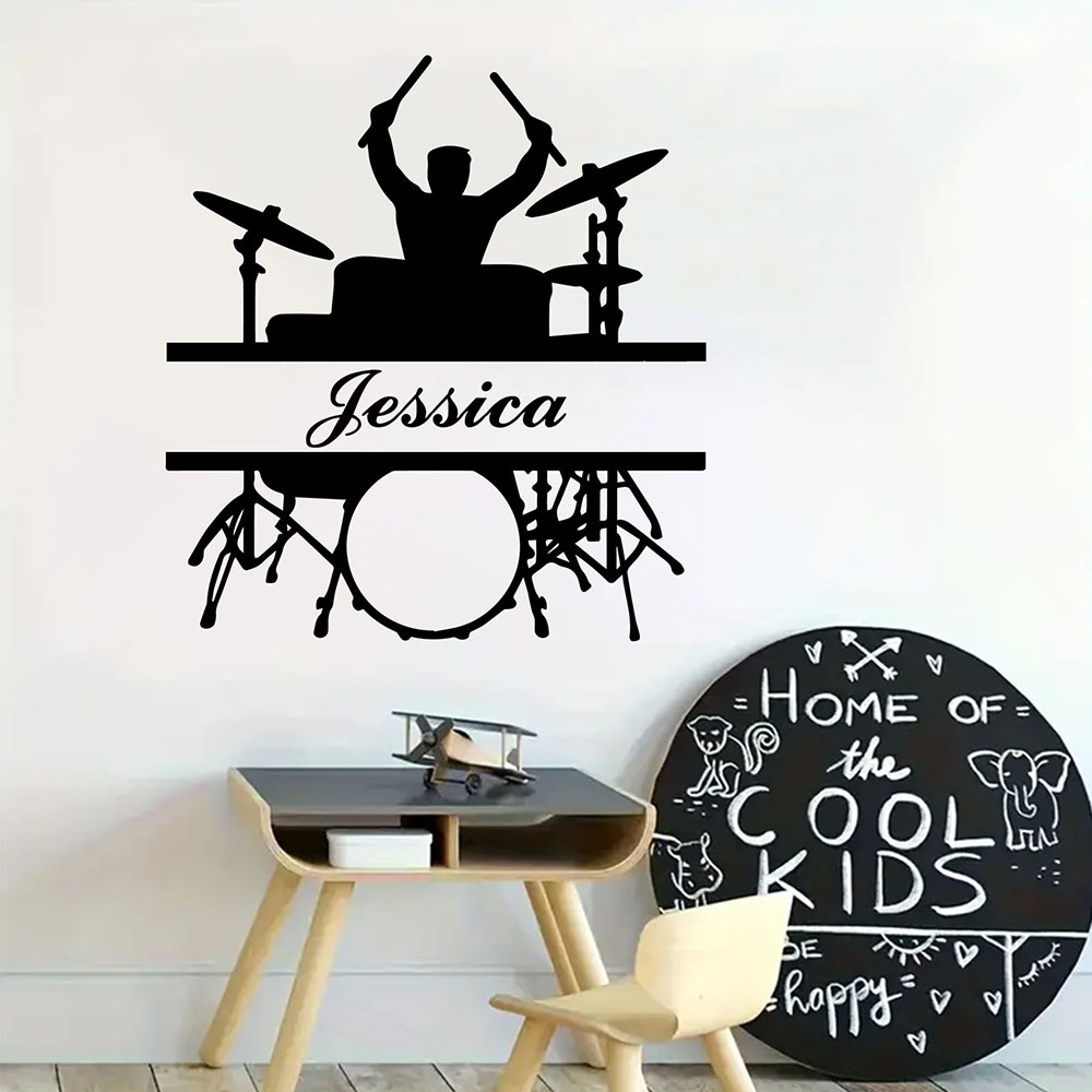 Musical Instrument Name - 1 adesivo da parete con strumento