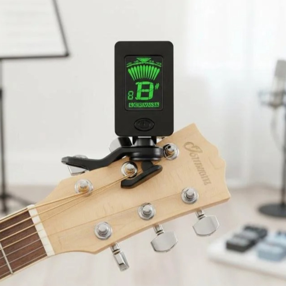 Musical Instrument Bass - Accordatore per chitarra LCD Stonego con