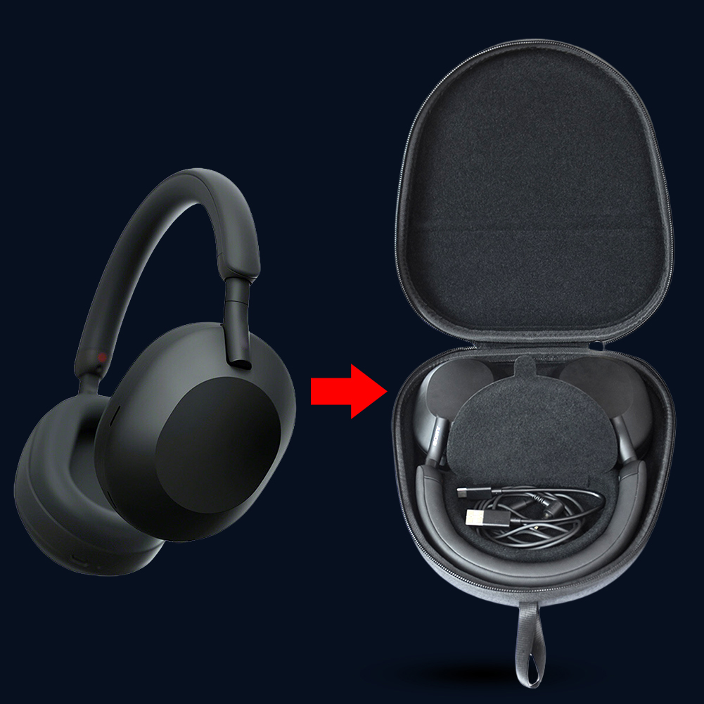 Custodia rigida da viaggio in  - Sony Headphone Wh-1000Xm5 recensione e prezzo