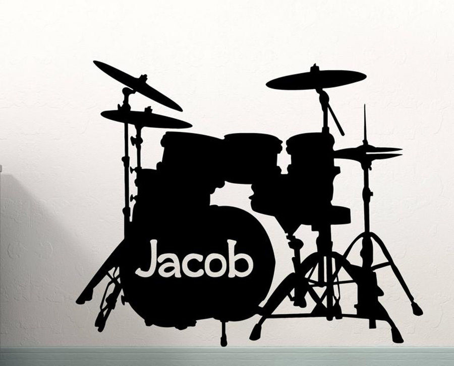 Drum Set Decalcomania Della Pa - Musical Instrument Name recensione e prezzo
